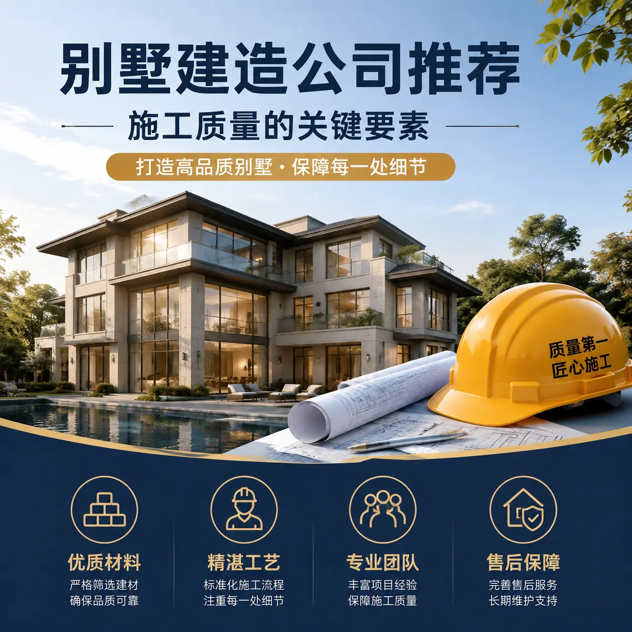 别墅建造公司推荐: 罗甸 施工质量的关键要素
