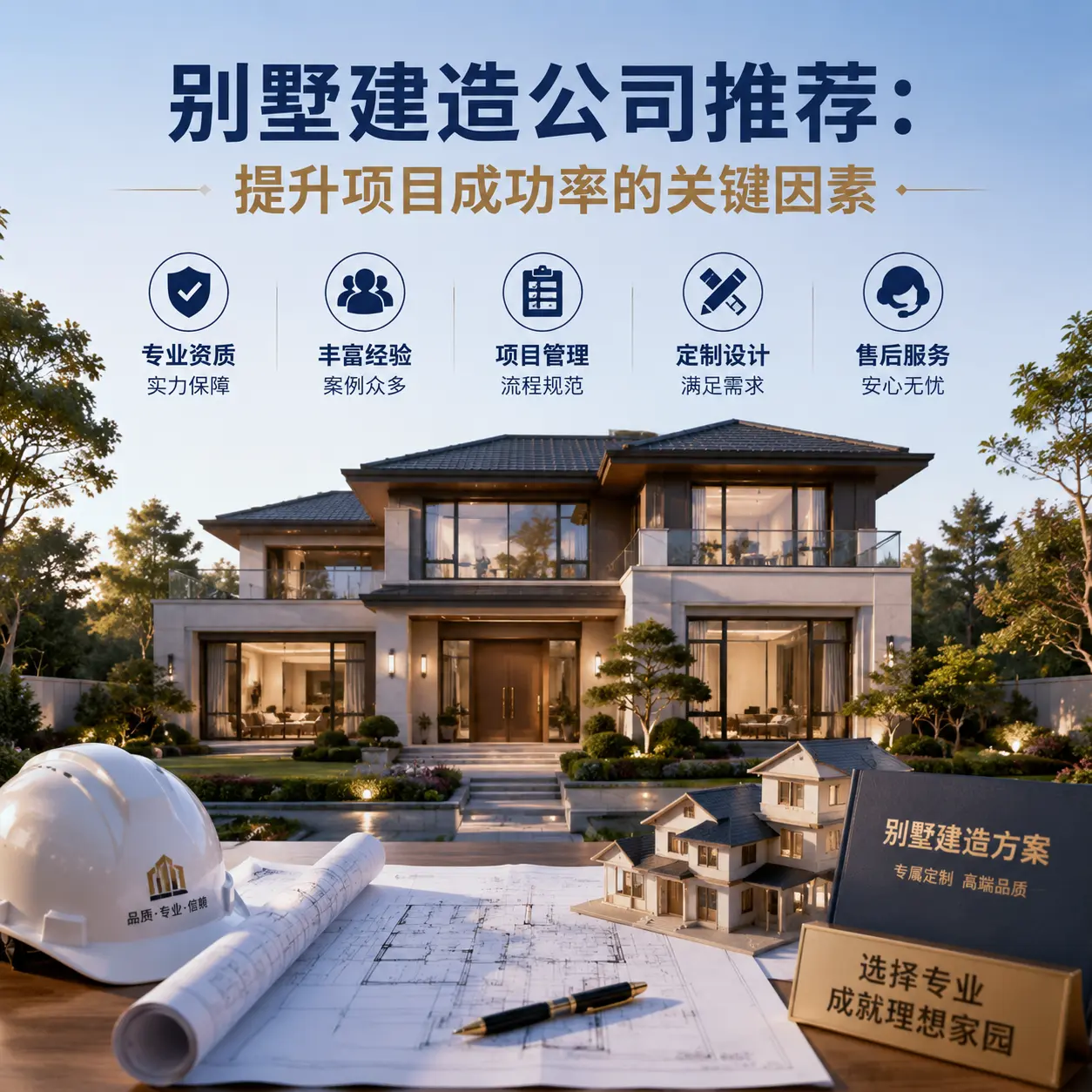 别墅建造公司推荐:提升项目成功率的关键因素