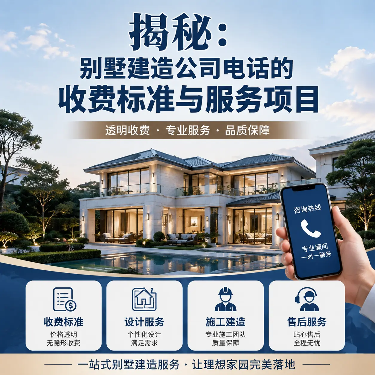 揭秘:罗甸别墅建造公司电话的收费标准与服务项目