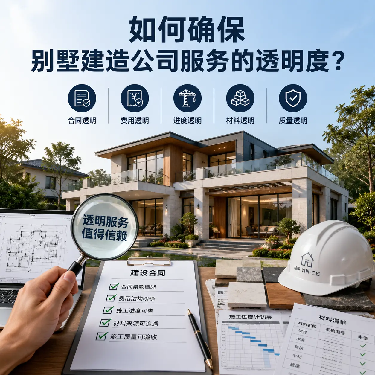 在 罗甸 如何确保别墅建造公司服务的透明度?