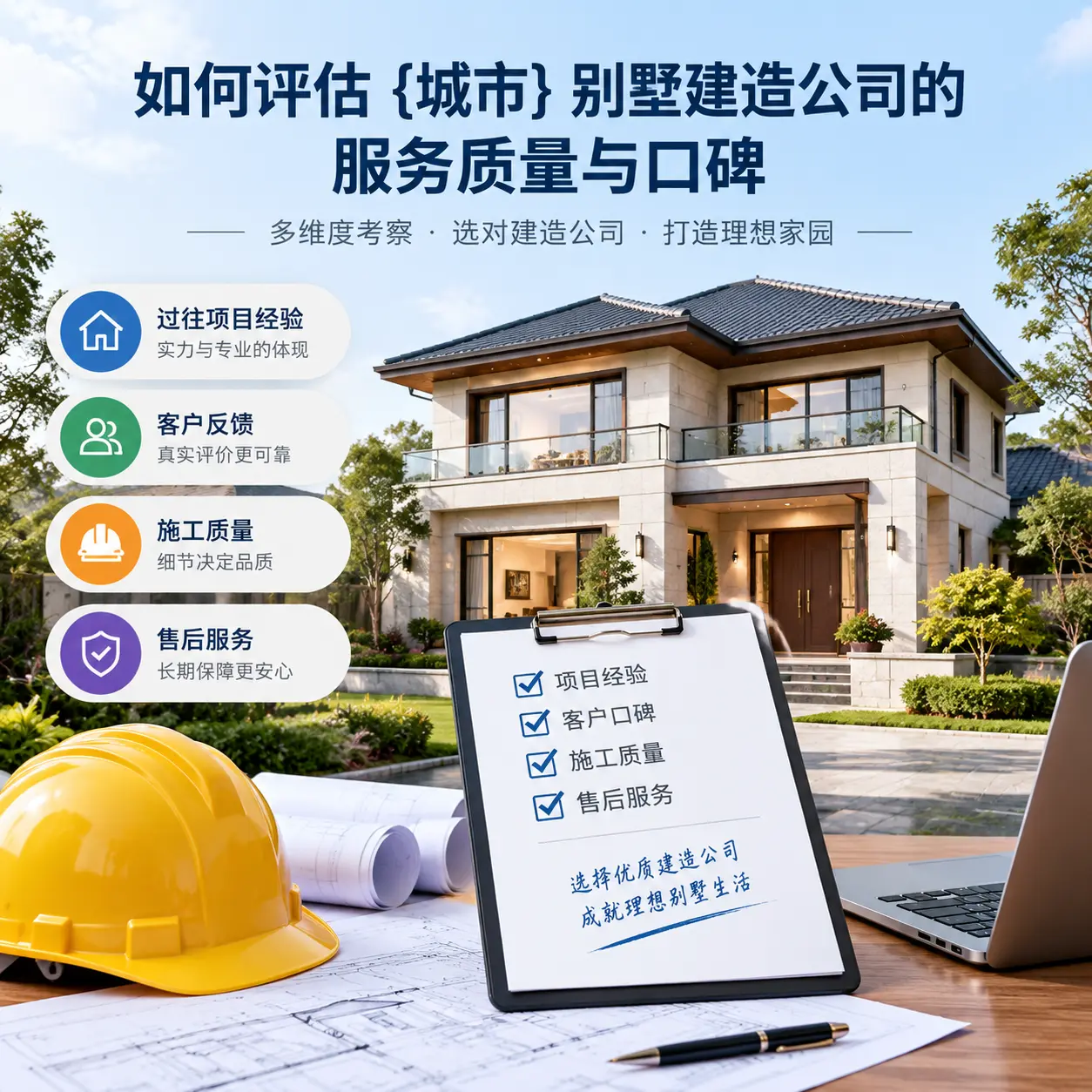 如何评估 罗甸 别墅建造公司的服务质量与口碑