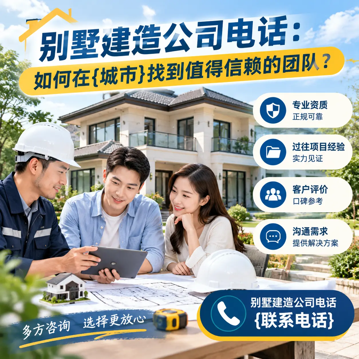 别墅建造公司电话:如何在罗甸找到值得信赖的团队?