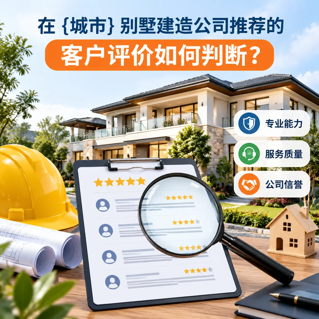 在 罗甸 别墅建造公司推荐的客户评价如何判断?