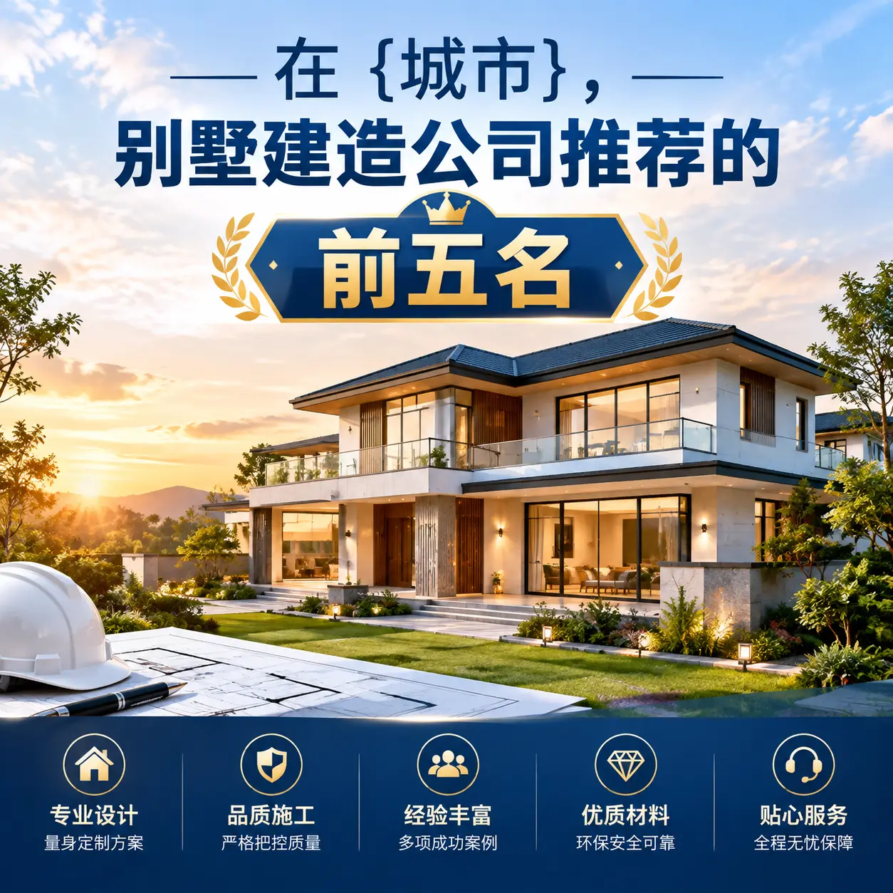 在 罗甸，别墅建造公司推荐的前五名