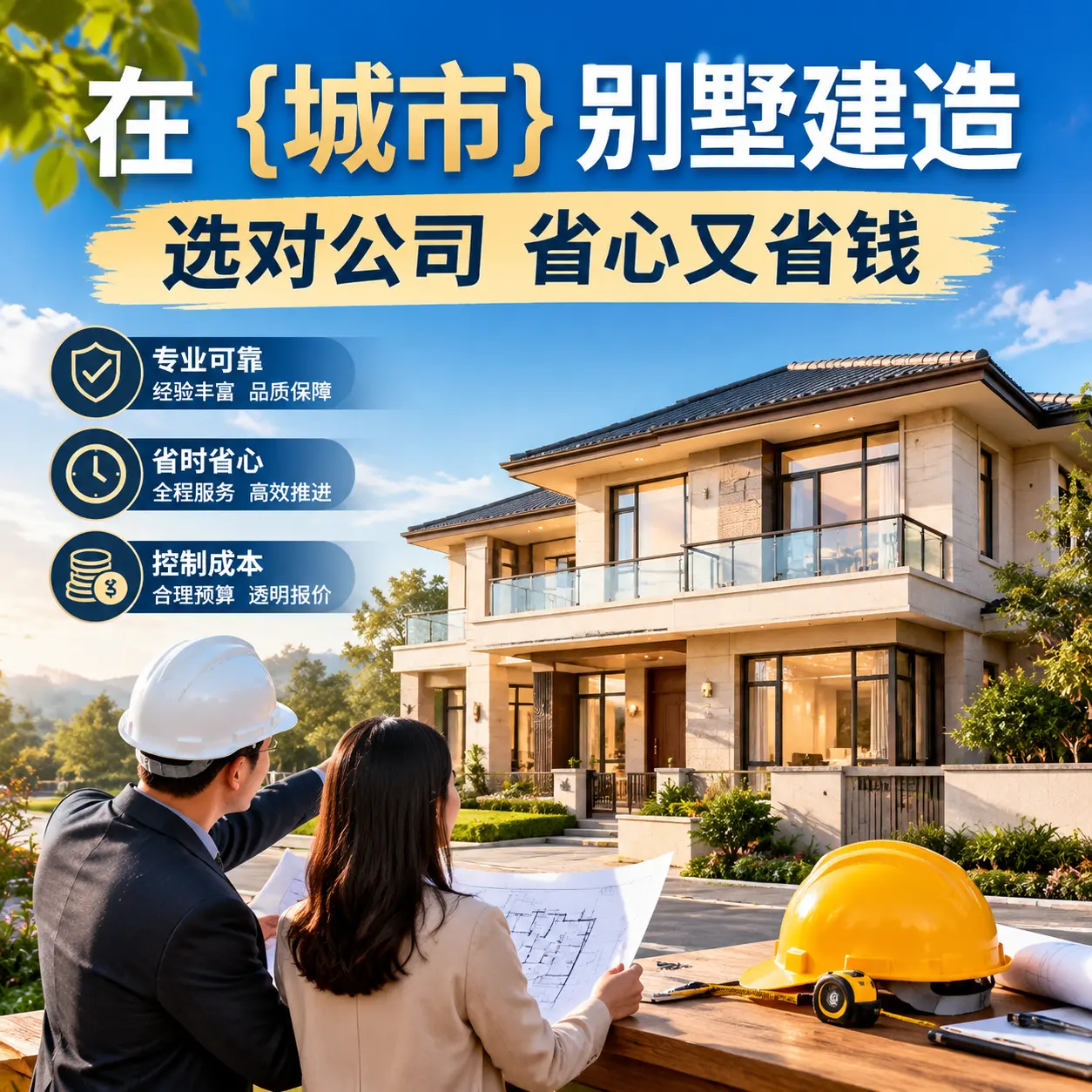 在 罗甸 别墅建造,选对公司省心又省钱