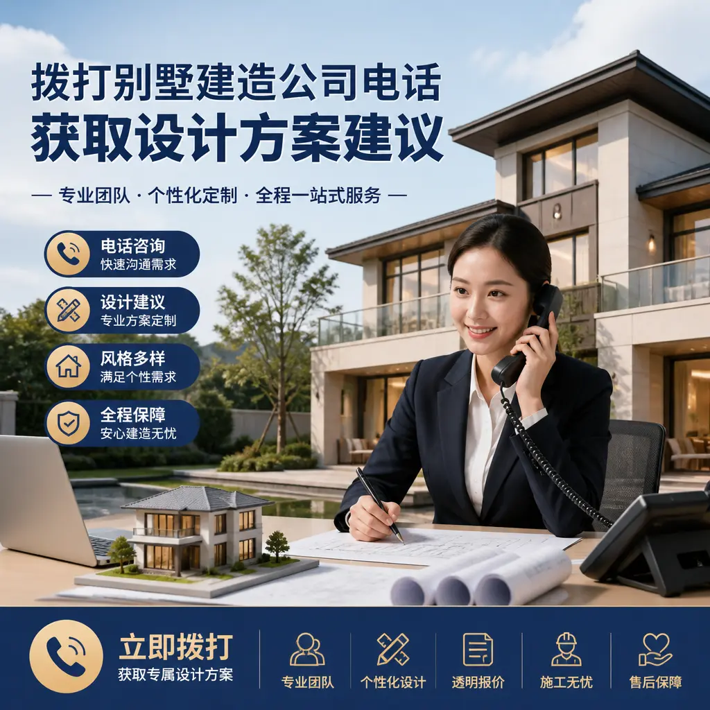 拨打罗甸别墅建造公司电话,获取设计方案建议