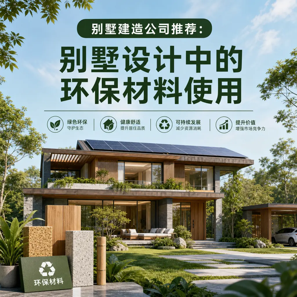 别墅建造公司推荐: 罗甸 别墅设计中的环保材料使用